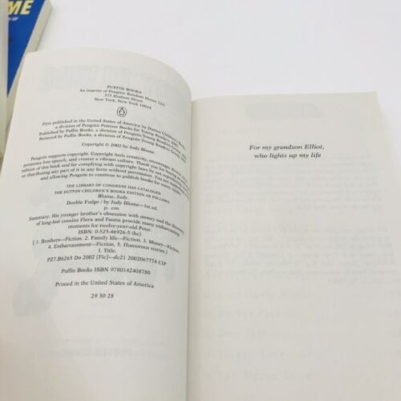 Judy Blume Book Lot of 4 Fudge and Sheila Paperbacks - Picture 10 of 10